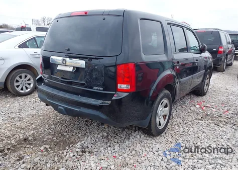 2013 Honda Pilot Lx z USA, uszkodzony, nr VIN 5FNYF4H22DB071724